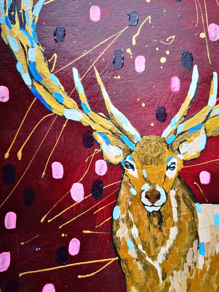 Original Illustration Animal Painting by Jelena Nova