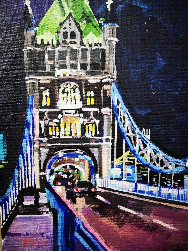 Original Impressionism Cities Painting by Jelena Nova