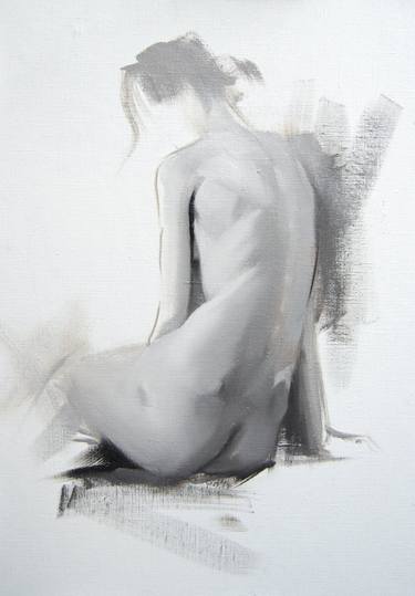 Original Nude Painting by Yuri Pysar