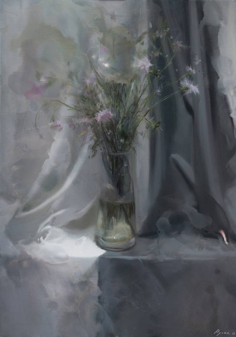 Print of Abstract Expressionism Botanic Paintings by Yuri Pysar