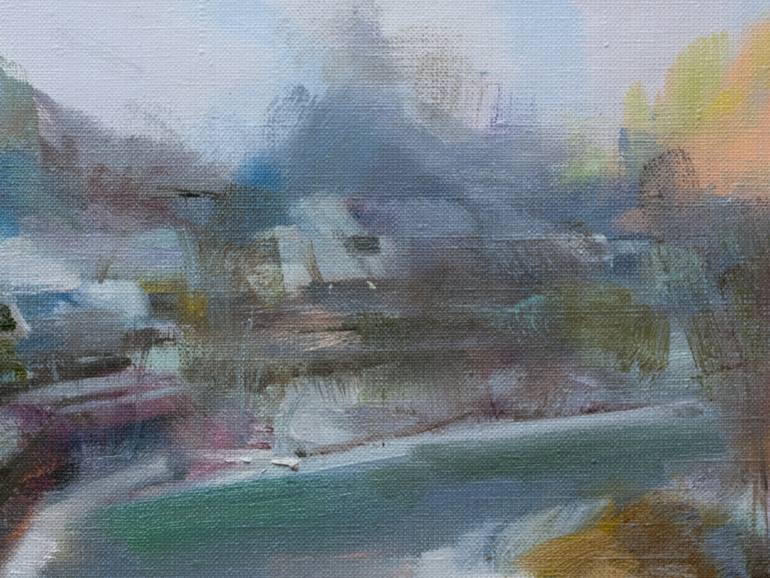 Original Abstract Landscape Painting by Yuri Pysar
