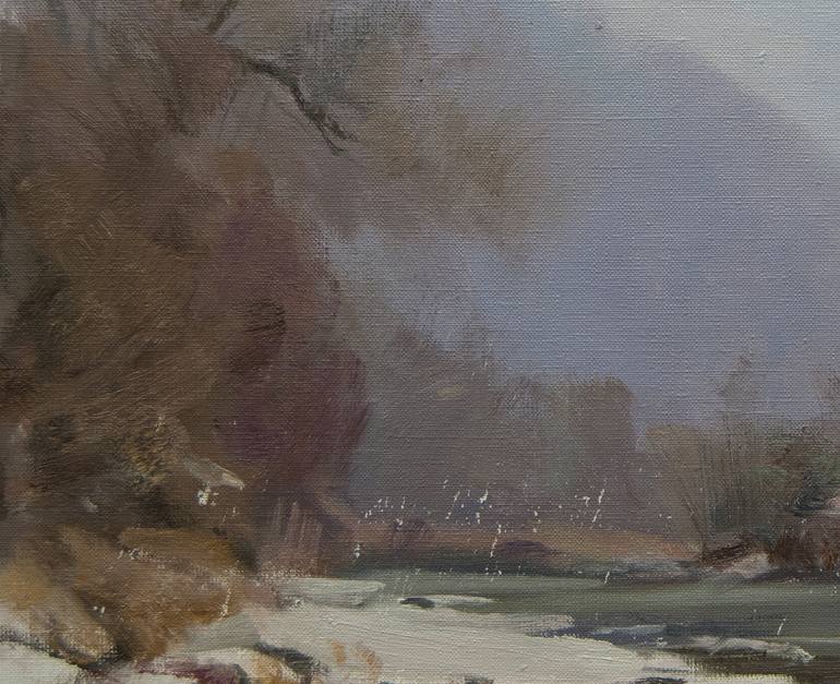 Original Abstract Landscape Painting by Yuri Pysar