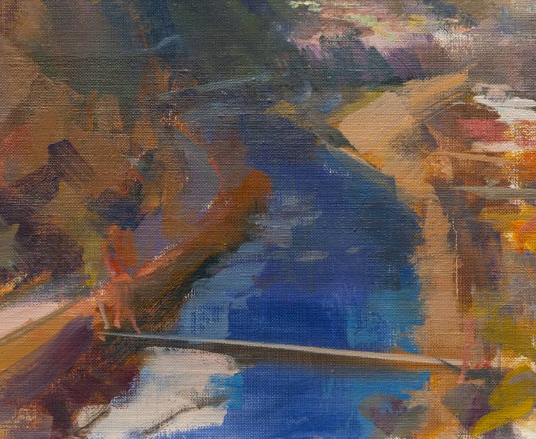 Original Abstract Landscape Painting by Yuri Pysar