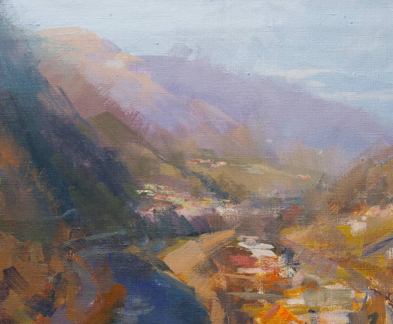 Original Abstract Landscape Painting by Yuri Pysar