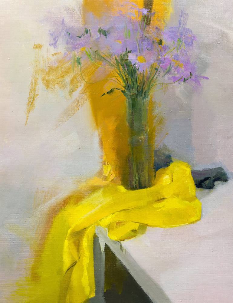 Print of Abstract Botanic Paintings by Yuri Pysar
