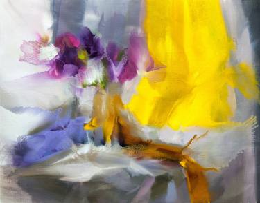 Original Abstract Expressionism Abstract Painting by Yuri Pysar