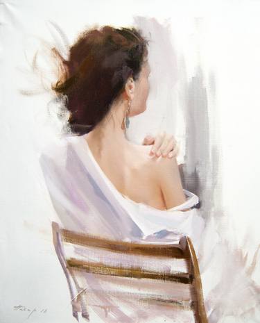 Original Impressionism Women Paintings by Yuri Pysar