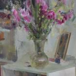 Impressionist Oil Floral Painting - Flowers for Her by Yuri Pysar