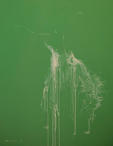 Ballerina Painting "Harmony of Green" from Ballet Series "Giselle" thumb
