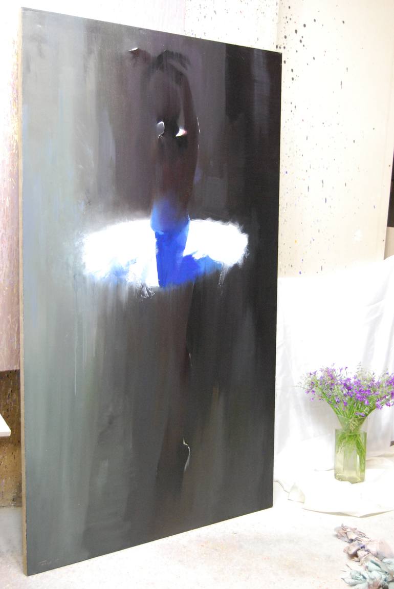 Original Abstract Expressionism Body Painting by Yuri Pysar