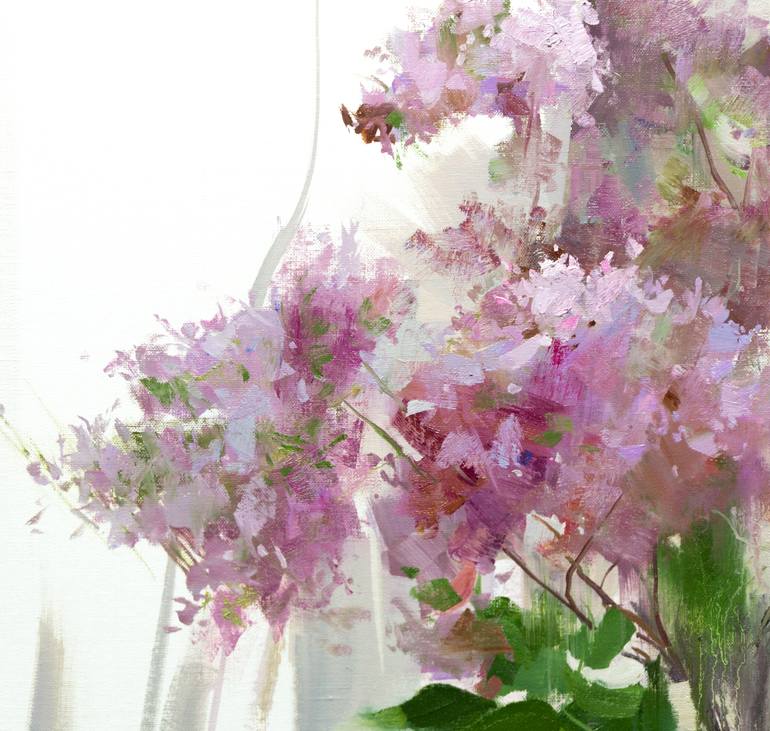 Original Floral Painting by Yuri Pysar