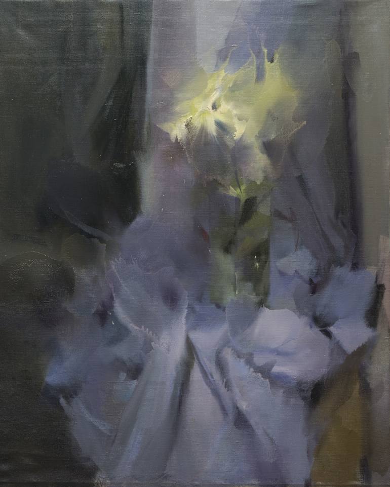 Print of Abstract Expressionism Floral Paintings by Yuri Pysar