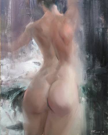 Nude female painting - Nude V thumb