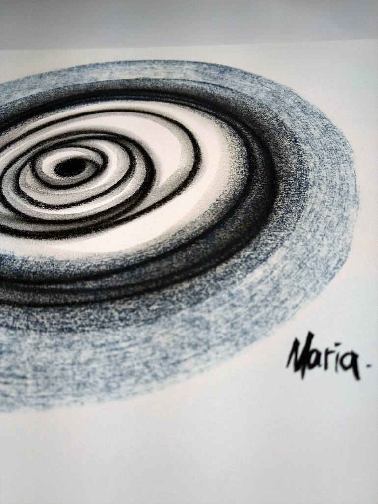 Original Abstract Drawing by Eugenia Rodriguez