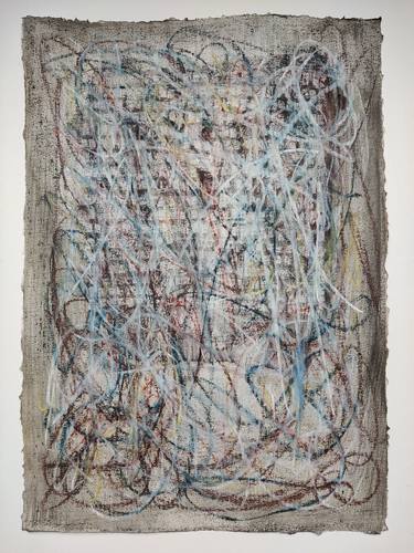 Original Abstract Expressionism Abstract Drawings by Eugenia Rodriguez