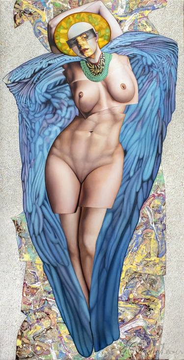 Original Nude Painting by Patrick Guicheteau
