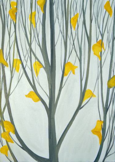 Original Tree Paintings by Zenia Dimitrakopoulou