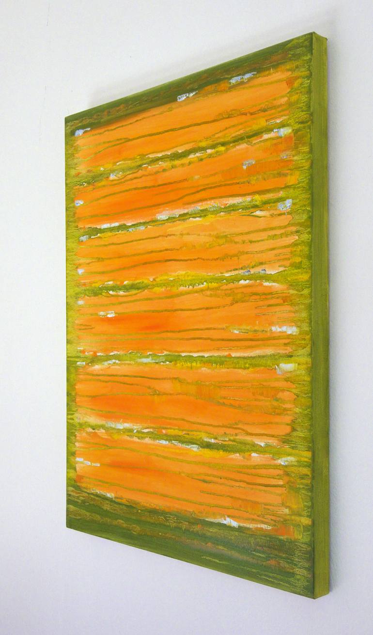 Original Abstract Painting by Zenia Dimitrakopoulou