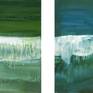 'Afros' diptych -horizontal