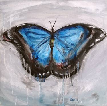 Original Expressionism Nature Paintings by Zenia Dimitrakopoulou