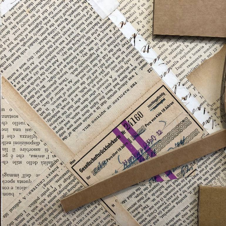 Original Other Abstract Collage by James Cuming