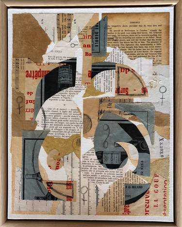 Original Abstract Collage by James Cuming