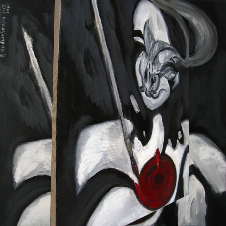 Original Conceptual Women Painting by Oksana Budnichenko