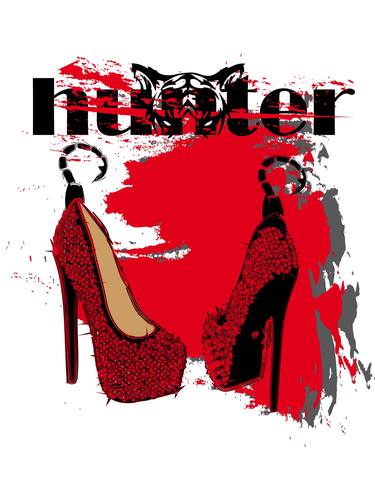 Hunter. High heel red shoes thumb