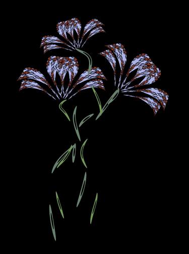 Light purple tiger lilies flowers thumb