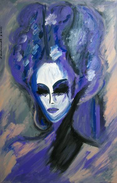 Original Expressionism Women Paintings by Oksana Budnichenko