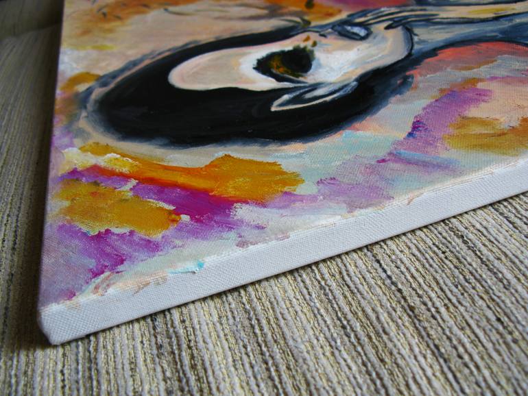 Original Expressionism Women Painting by Oksana Budnichenko