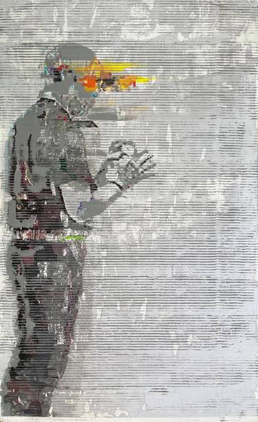 Original Contemporary Men Painting by Carmen Merino 