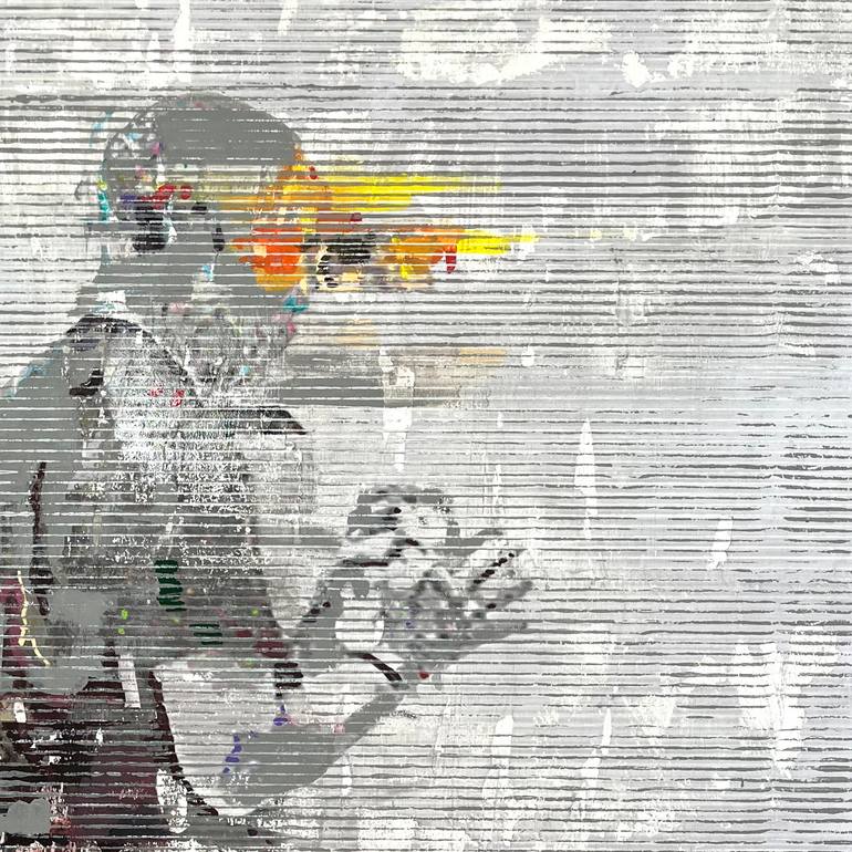 Original Contemporary Men Painting by Carmen Merino 