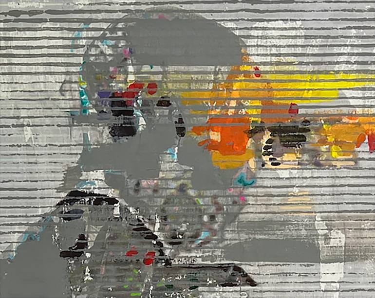 Original Contemporary Men Painting by Carmen Merino 