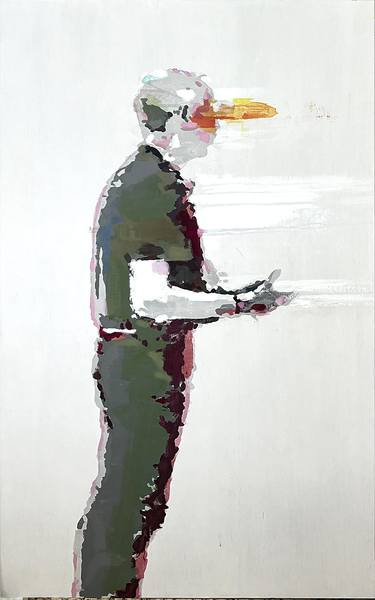 Original Contemporary Men Painting by Carmen Merino 