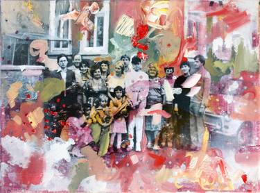 Print of Figurative Family Collage by Susanne Wawra