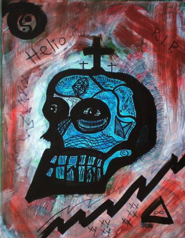 Basquiat Tribute Number 9 - Entropy and Infinity thumb