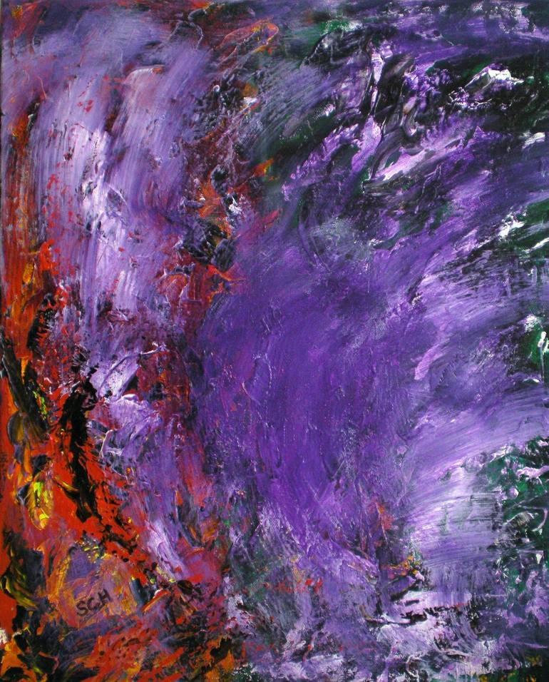 Purple Bold and Purple Haze Painting by Scott Haley | Saatchi Art