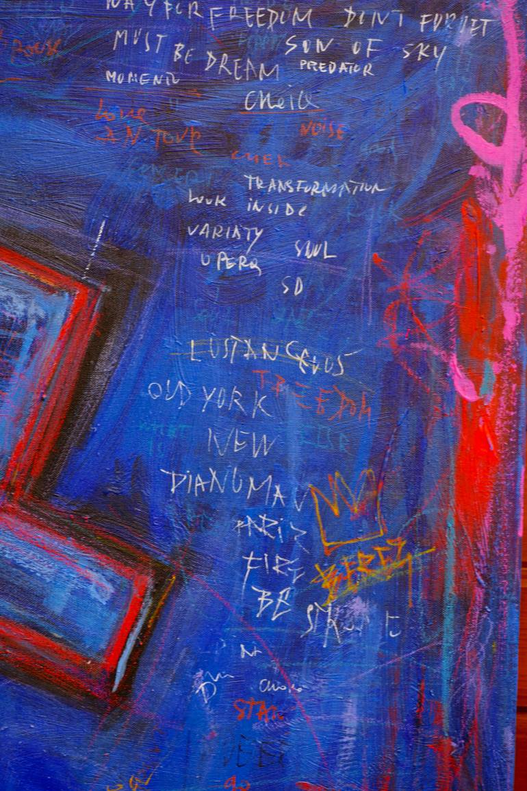 Original Abstract People Painting by Serge Bereziac