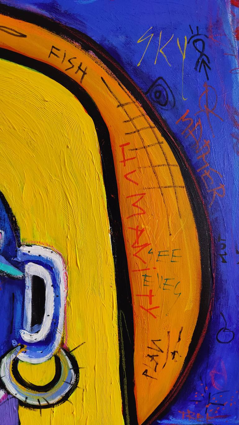 Original Abstract Women Painting by Serge Berezjak