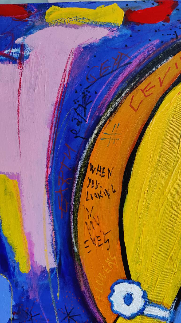 Original Abstract Women Painting by Serge Berezjak