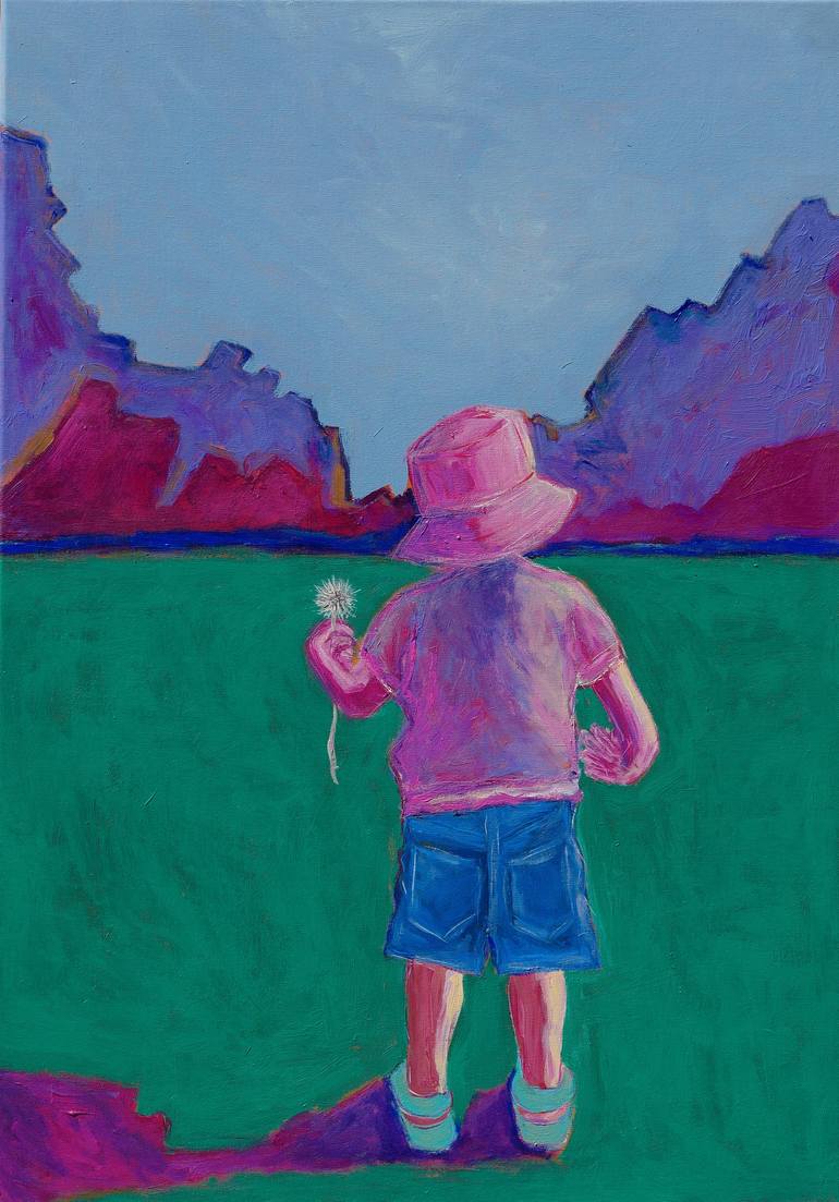 Print of Contemporary Children Paintings by Serge Berezjak