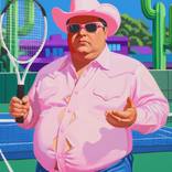 Texas Tenniscore: The Pink Cowboy by Serge Bereziac