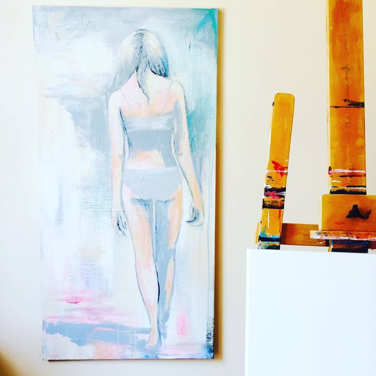 Original Figurative Nude Painting by Lana Moes-Smith