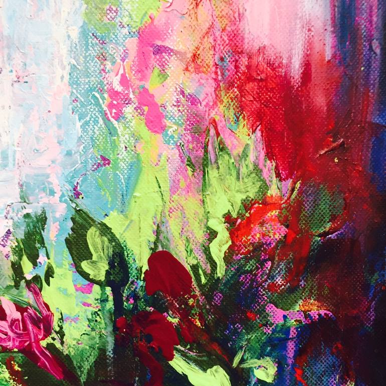 Original Floral Painting by Lana Moes-Smith