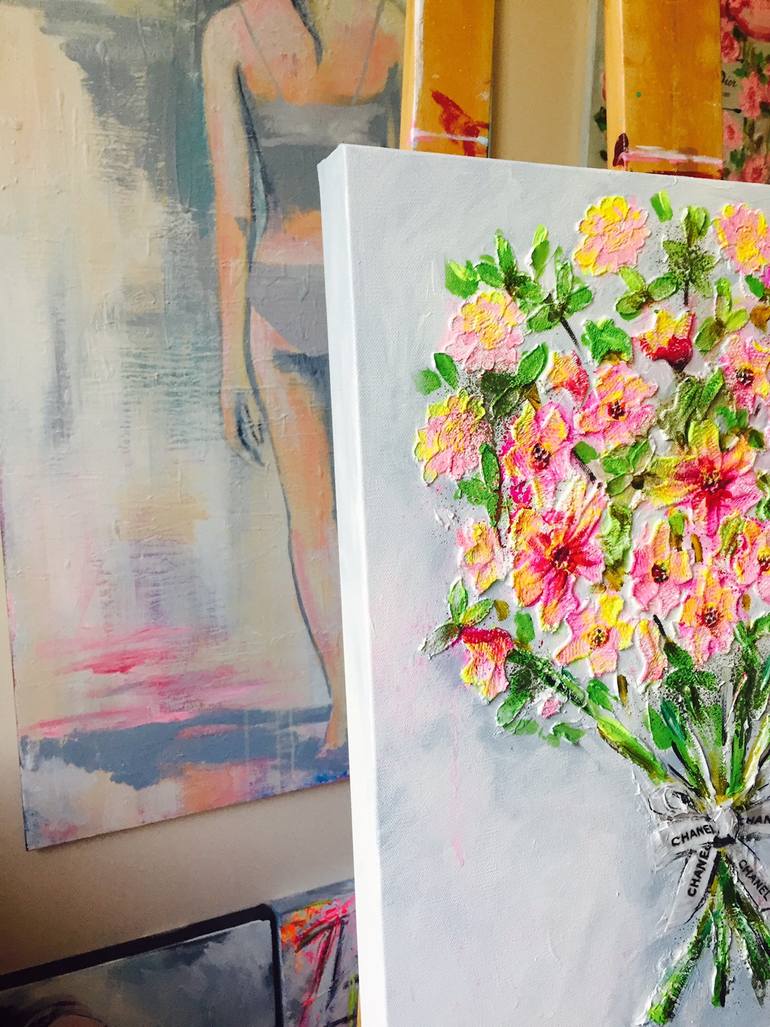 Original Other Floral Painting by Lana Moes-Smith