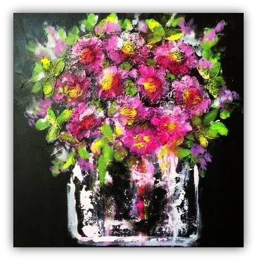 Original Fine Art Floral Paintings by Lana Moes-Smith