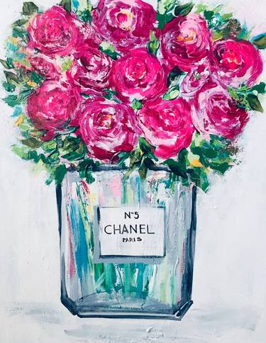 Original Pop Art Floral Paintings by Lana Moes-Smith