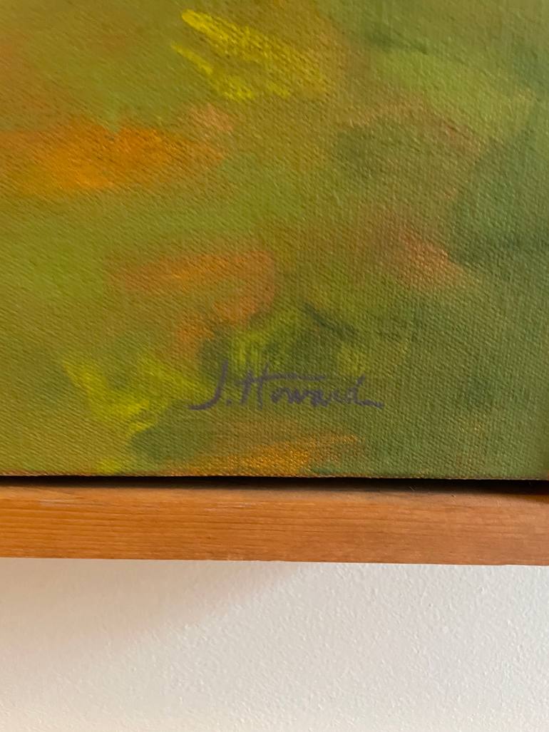 Original Impressionism Landscape Painting by Janet Howard-Fatta
