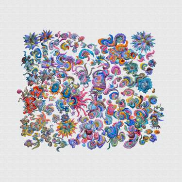 Print of Folk Floral Paintings by Di Lin